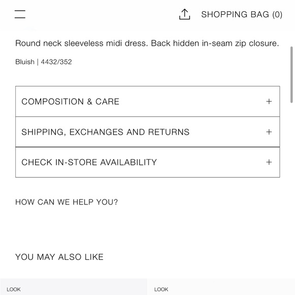 Zara blue satin like dress - Picture 8 of 15